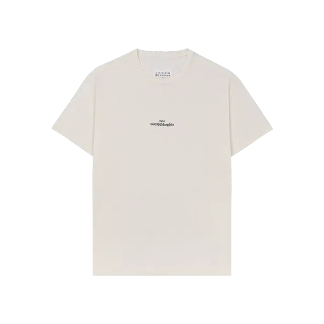 Maison Margiela Maison Margiela Distorted Logo T-Shirt White - view 1