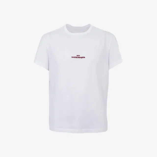 Maison Margiela Maison Margiela Distorted Logo T-Shirt White Red - view 2