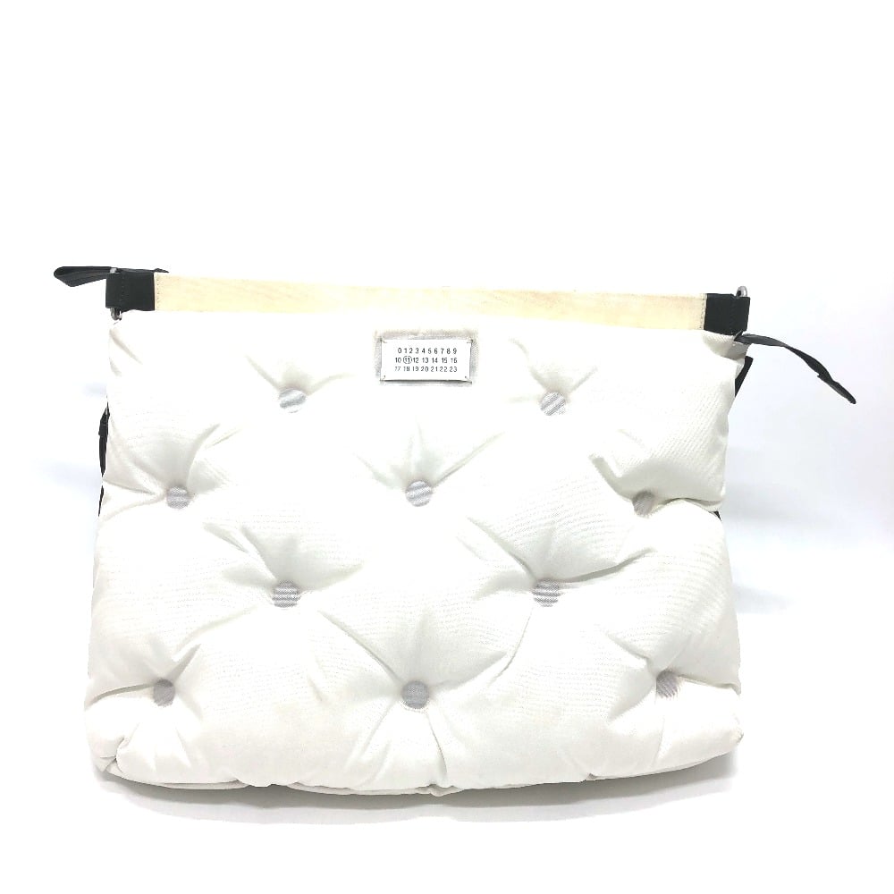 Maison Margiela Maison Margiela Gram slam Shoulder Bag Canvas/Leather White/SilverHardware