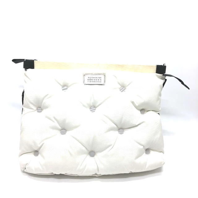 Maison Margiela Maison Margiela Gram slam Shoulder Bag Canvas/Leather White/SilverHardware - view 1