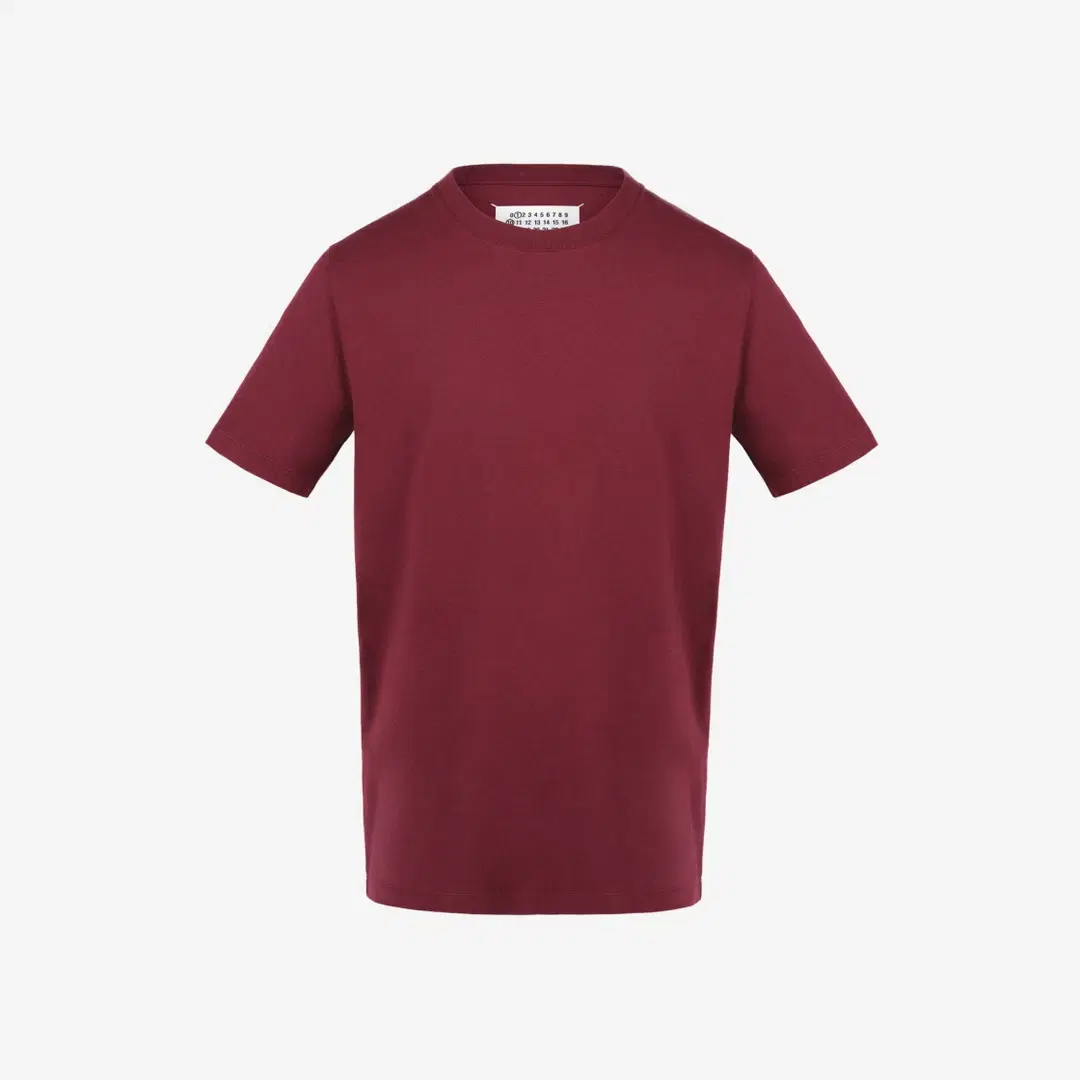 Maison Margiela Maison Margiela Organic Cotton T-Shirt Bordeaux
