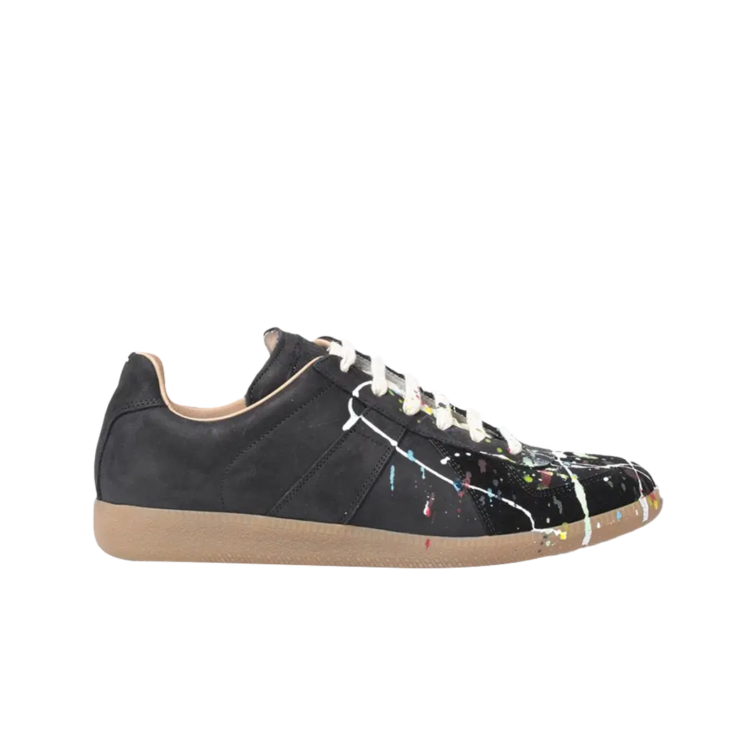Maison Margiela Maison Margiela Paint Replica German Army Trainer (GAT) Black