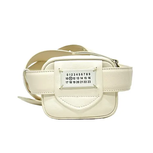 Buy Maison Margiela S56WB0013 Gram slam Mini bag Hip bag -Waist Pouch Leather White at Sasom – Authentic and Ready to Ship