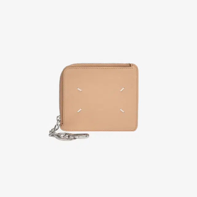 Maison Margiela Maison Margiela Soft Calfskin Keychain Wallet Nude - view 1