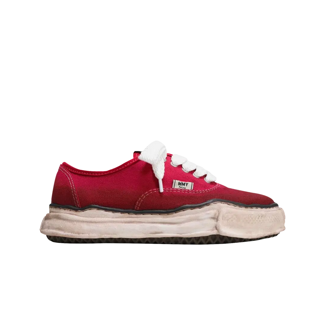 Maison Mihara Yasuhiro Maison Mihara Yasuhiro Baker OG DE Sole Canvas Low-top Sneakers Red