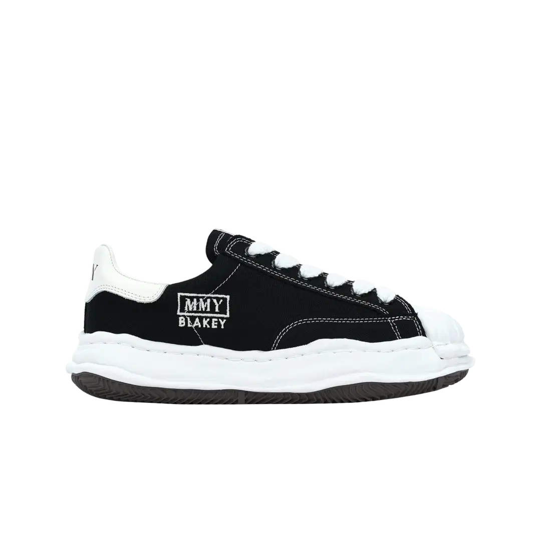 Maison Mihara Yasuhiro Maison Mihara Yasuhiro Blakey OG Sole Canvas Low-top Sneakers Black White