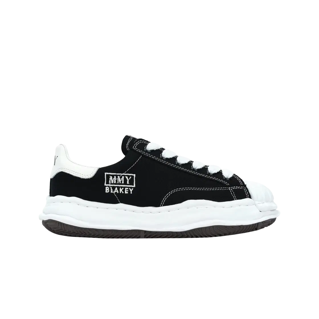 Maison Mihara Yasuhiro Maison Mihara Yasuhiro Blakey OG Sole Canvas Low-top Sneakers Black White