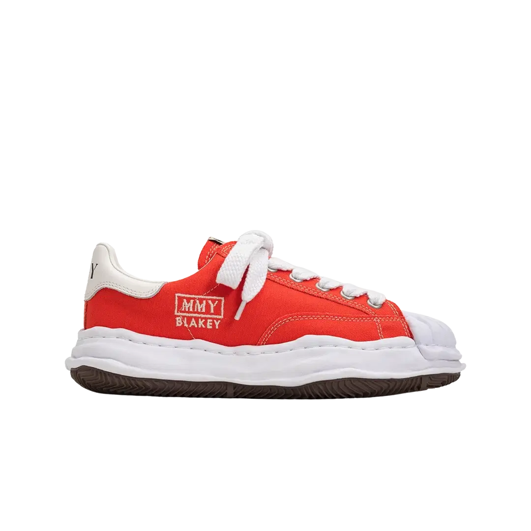Maison Mihara Yasuhiro Maison Mihara Yasuhiro Blakey OG Sole Canvas Low-top Sneakers Orange