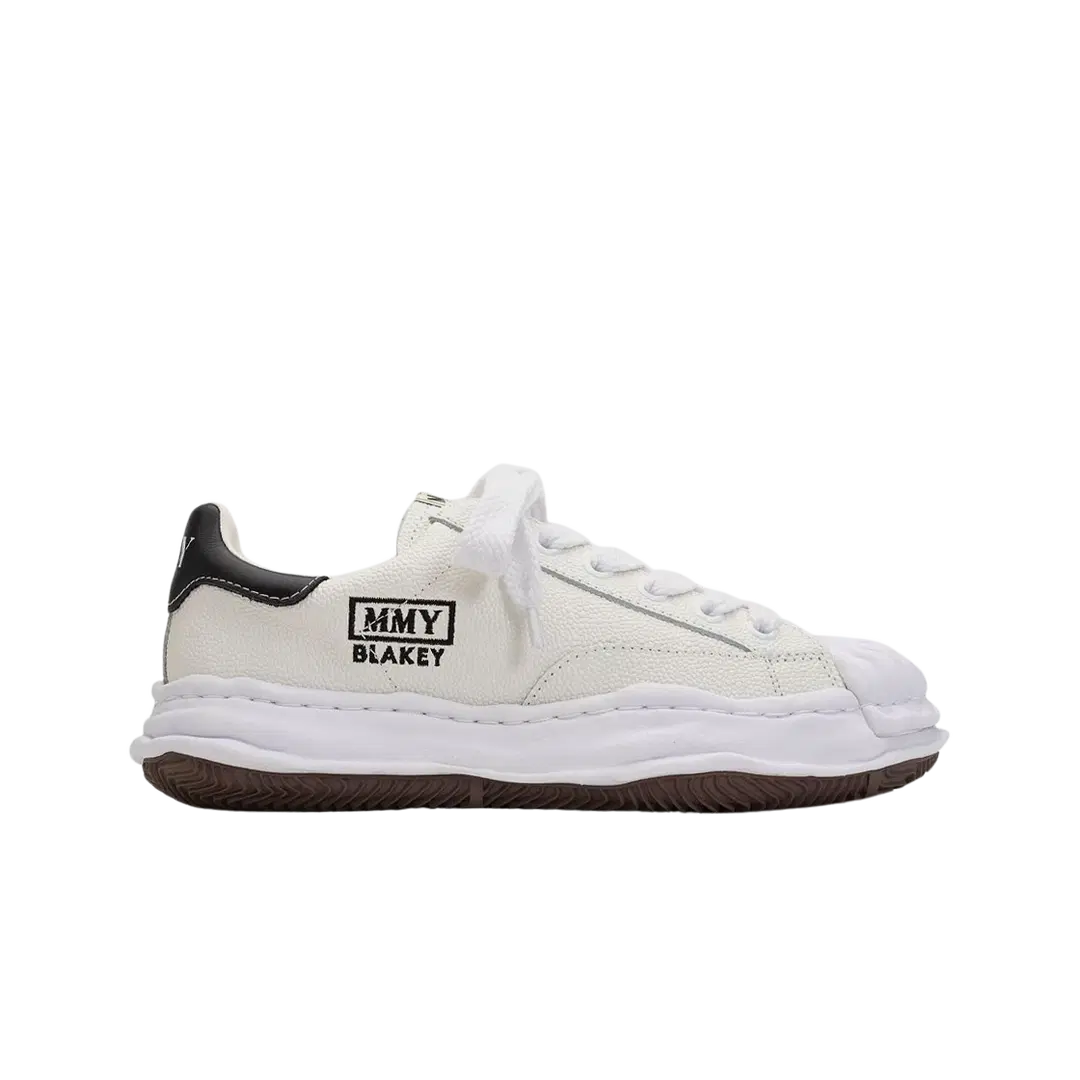 Maison Mihara Yasuhiro Maison Mihara Yasuhiro Blakey OG Sole Embossed Leather Low-top Sneakers White