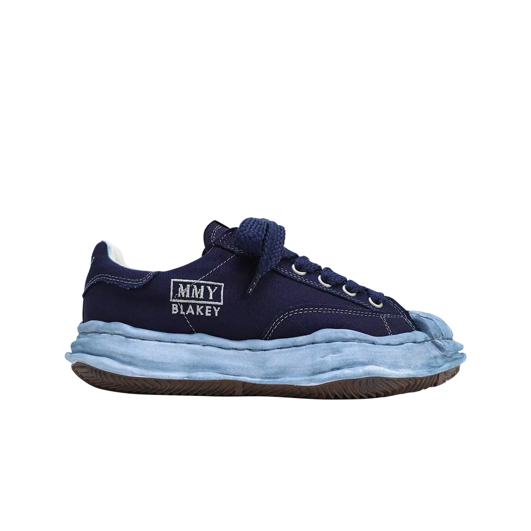 Maison Mihara Yasuhiro Maison Mihara Yasuhiro Blakey OG STC Sole OD Canvas Low-top Sneakers Navy