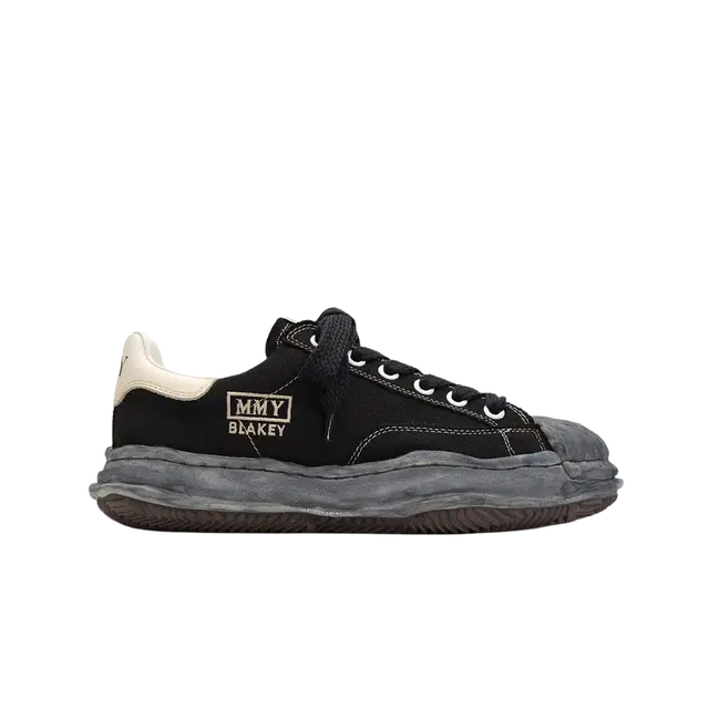 Maison Mihara Yasuhiro Maison Mihara Yasuhiro Blakey VL OG Sole Canvas Low-top Sneakers Black - view 2