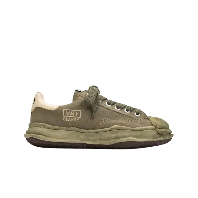 Maison Mihara Yasuhiro Maison Mihara Yasuhiro Blakey VL OG Sole Canvas Low-top Sneakers Khaki - view 1