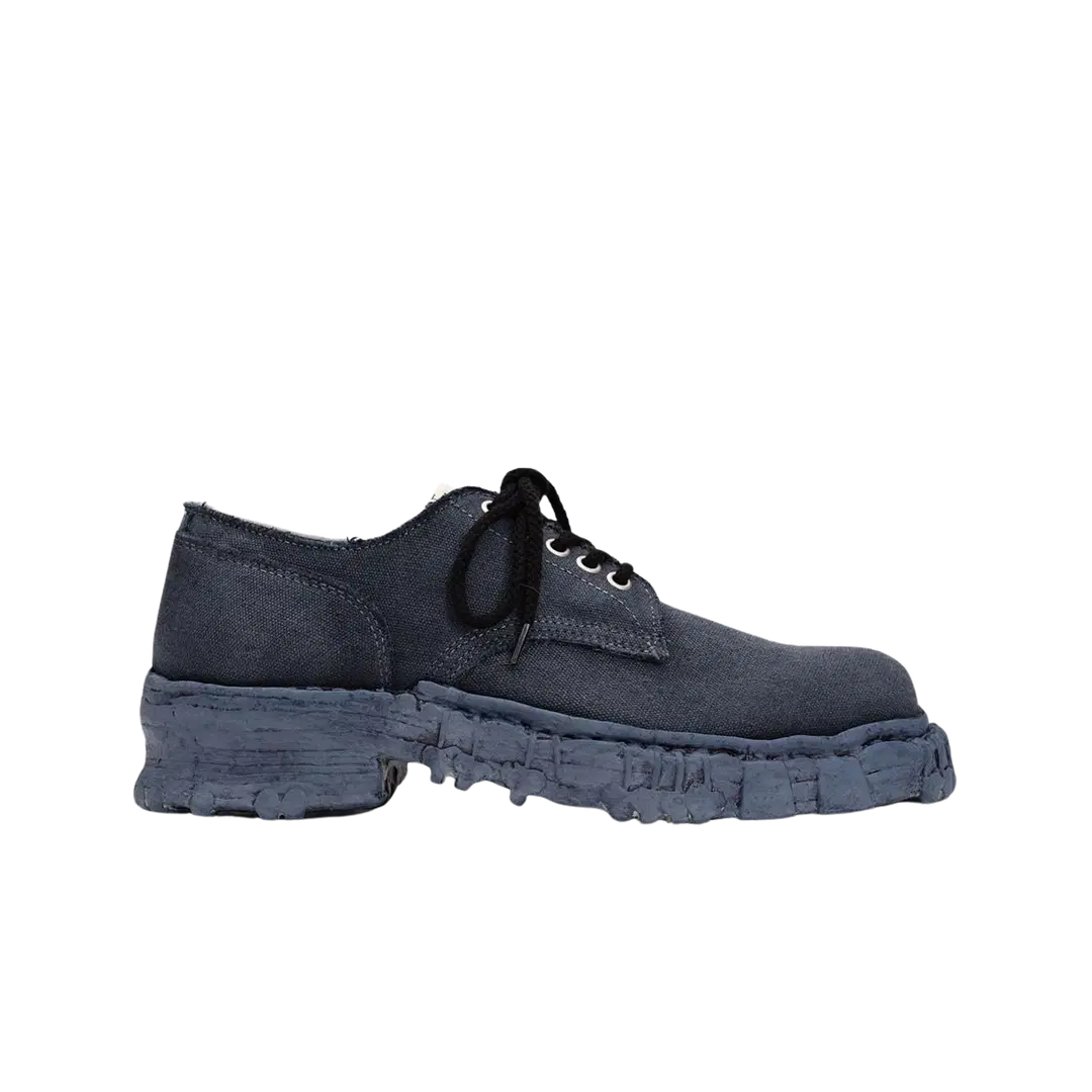 Maison Mihara Yasuhiro Maison Mihara Yasuhiro General Scale Vintage Like Sole Canvas Shoes Black