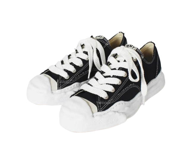 Maison Mihara Yasuhiro Maison Mihara Yasuhiro Hank OG Sole Canvas Low Black - view 3