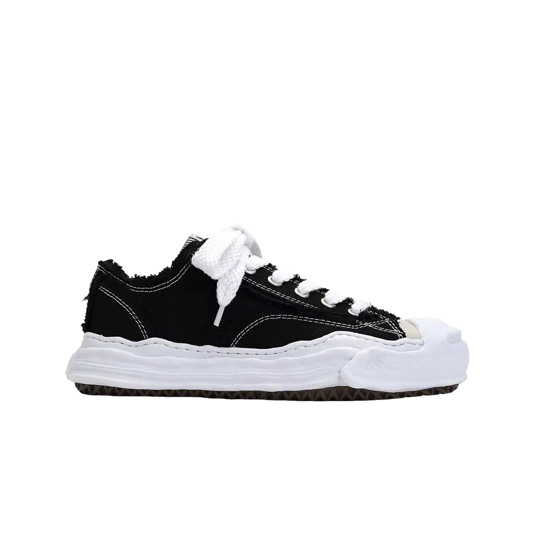 Maison Mihara Yasuhiro Maison Mihara Yasuhiro Hank OG Sole OH Canvas Low-top Sneakers Black
