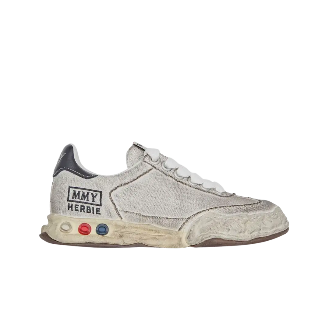 Maison Mihara Yasuhiro Maison Mihara Yasuhiro Herbie OG Sole Distressed Canvas Low-top Sneakers White