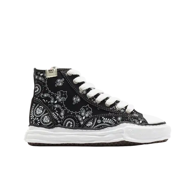 Maison Mihara Yasuhiro Maison Mihara Yasuhiro Peterson OG Sole Canvas Bandana High-top Sneakers Black - view 1