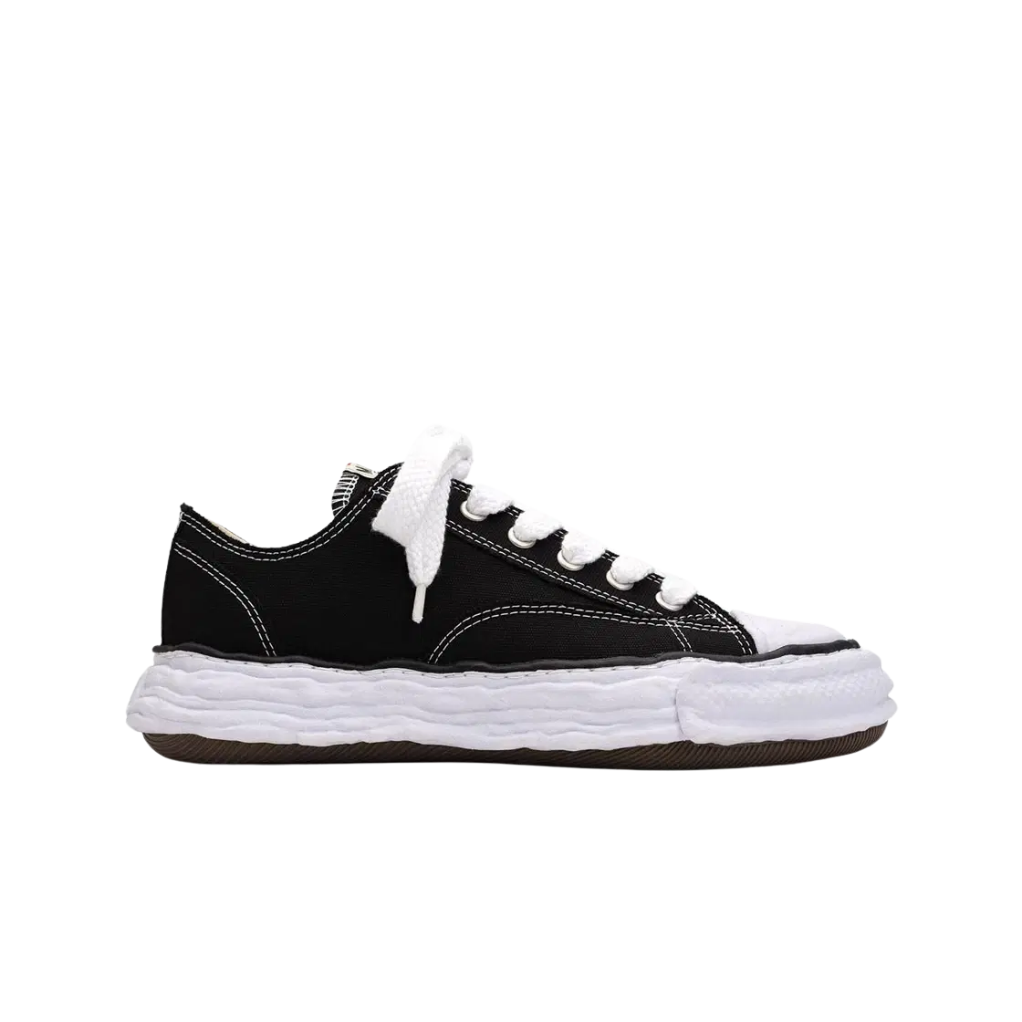 Maison Mihara Yasuhiro Maison Mihara Yasuhiro Peterson23 OG Sole Canvas Low-top Sneakers Black