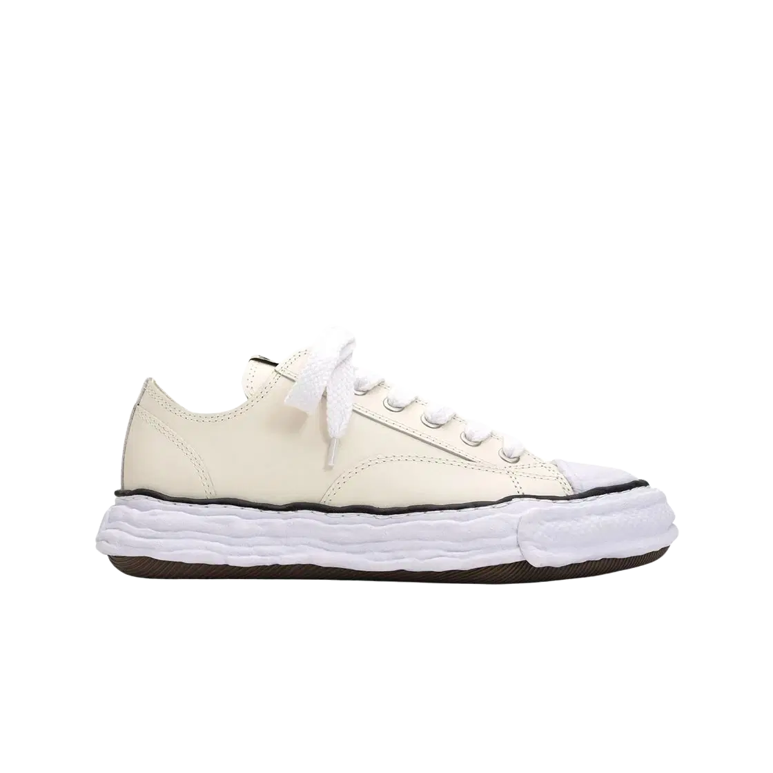 Maison Mihara Yasuhiro Maison Mihara Yasuhiro Peterson23 OG Sole Leather Low-top Sneakers White