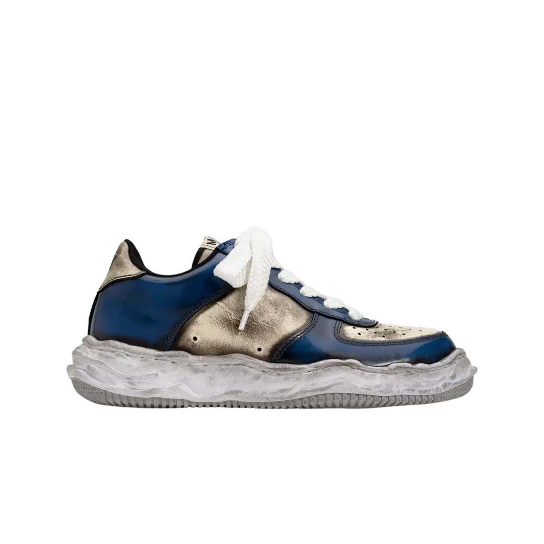 Maison Mihara Yasuhiro Maison Mihara Yasuhiro Wayne OG Sole Brushed Patent Low-top Sneakers Blue