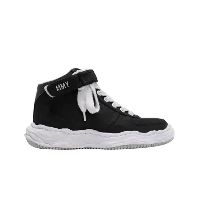 Maison Mihara Yasuhiro Maison Mihara Yasuhiro Wayne OG Sole Canvas High-top Sneakers Black - view 2