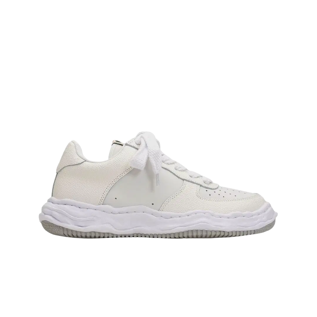 Maison Mihara Yasuhiro Maison Mihara Yasuhiro Wayne OG Sole Embossed Leather Low-top Sneakers White