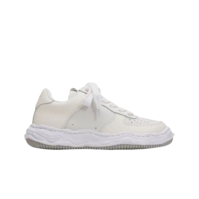 Maison Mihara Yasuhiro Maison Mihara Yasuhiro Wayne OG Sole Embossed Leather Low-top Sneakers White - view 1