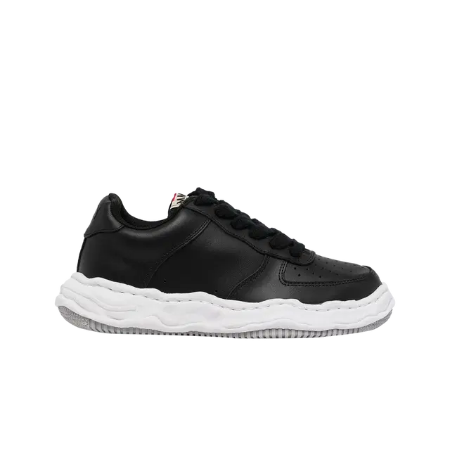 Maison Mihara Yasuhiro Maison Mihara Yasuhiro Wayne OG Sole Leather Low-top Sneakers Black - view 2