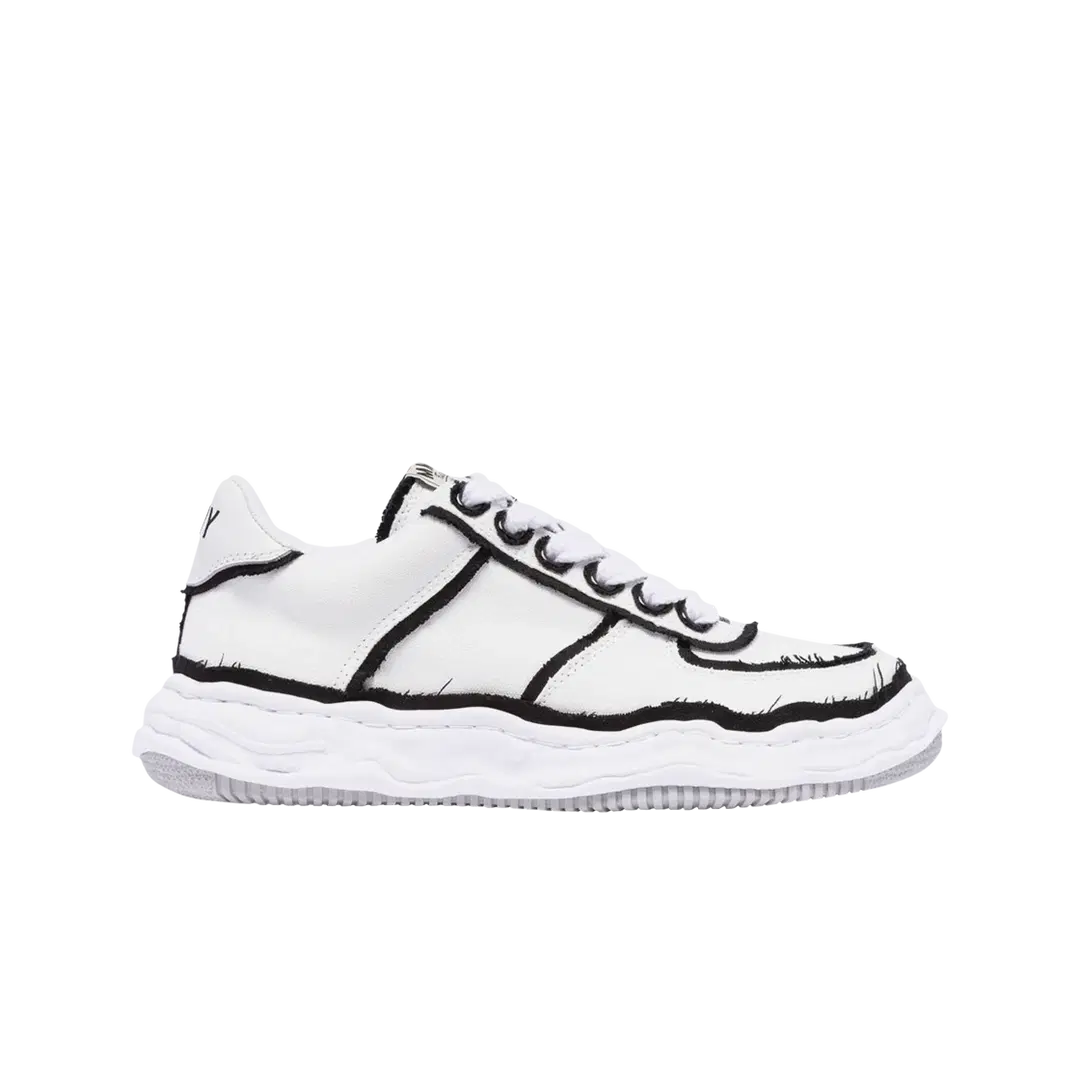 Maison Mihara Yasuhiro Maison Mihara Yasuhiro Wayne OG Sole Overhanging Canvas Low-top Sneakers White