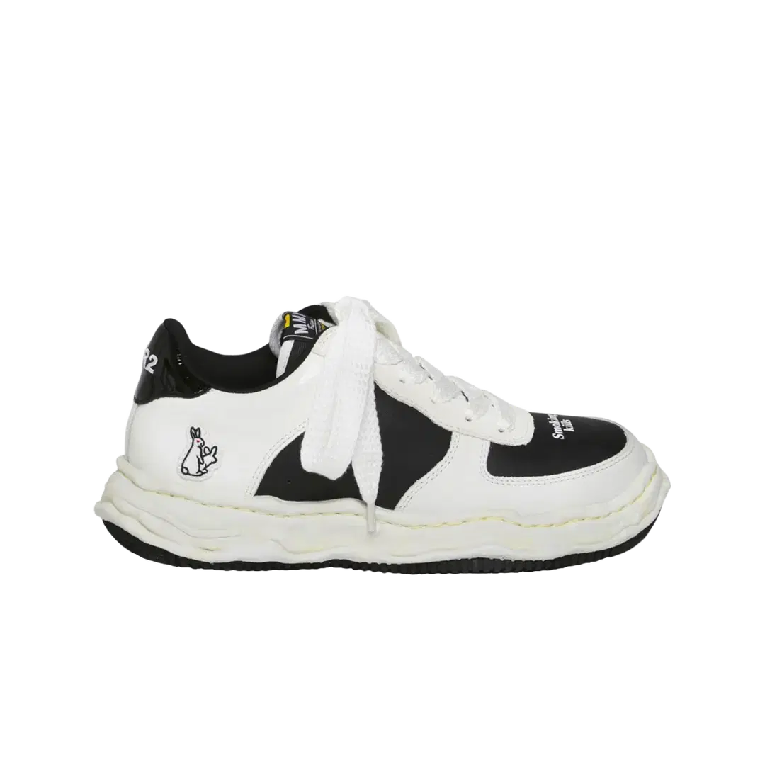Maison Mihara Yasuhiro Maison Mihara Yasuhiro x Atmos x FR2 Wayne OG Sole Leather Low-top Sneakers White Black