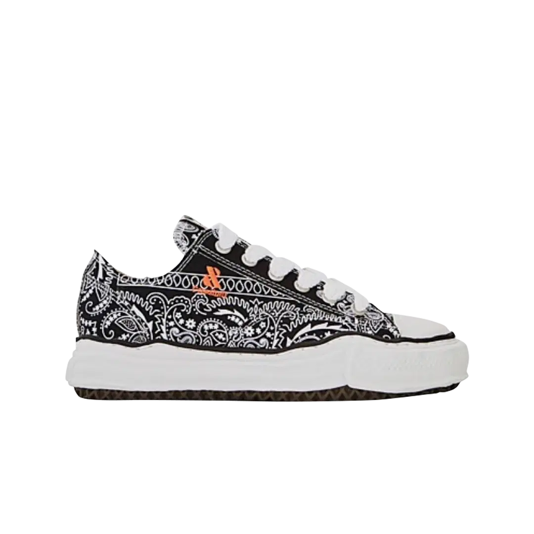Maison Mihara Yasuhiro Maison Mihara Yasuhiro x Casestudy Peterson OG Sole Bandana Low-top Sneakers Black