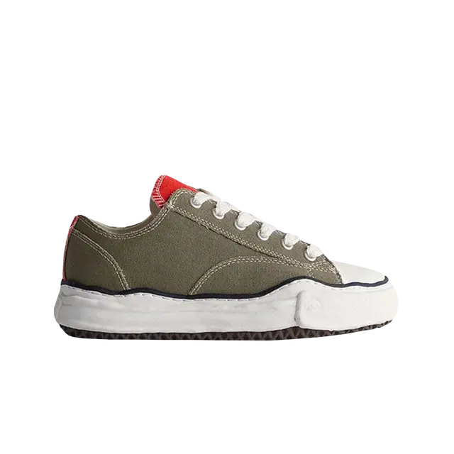 Maison Mihara Yasuhiro Maison Mihara Yasuhiro x Nigel Cabourn Low Cut Sneakers Army Green - view 1