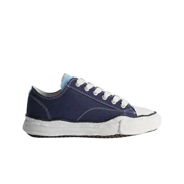 Maison Mihara Yasuhiro Maison Mihara Yasuhiro x Nigel Cabourn Low Sneakers Cut Navy - view 2