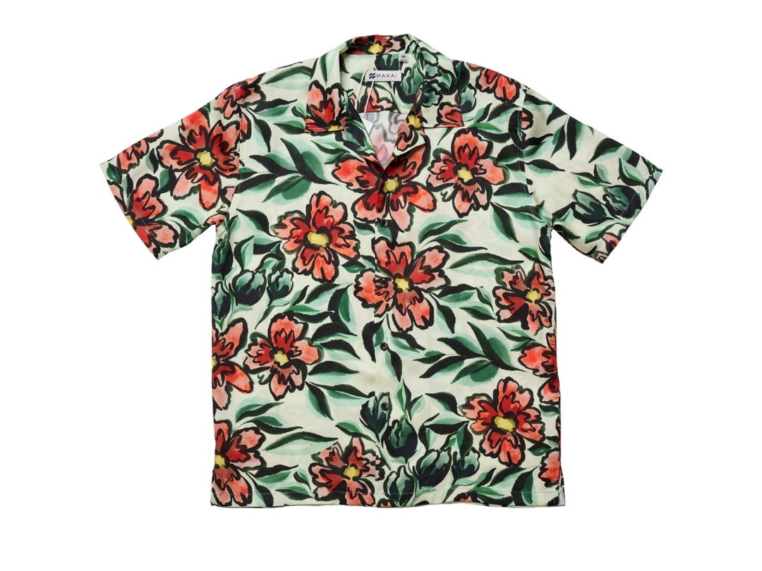 MAKAI MAKAI FLORENCE Lyocell Hawaiian Shirt