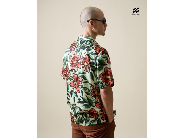 MAKAI MAKAI FLORENCE Lyocell Hawaiian Shirt - view 5