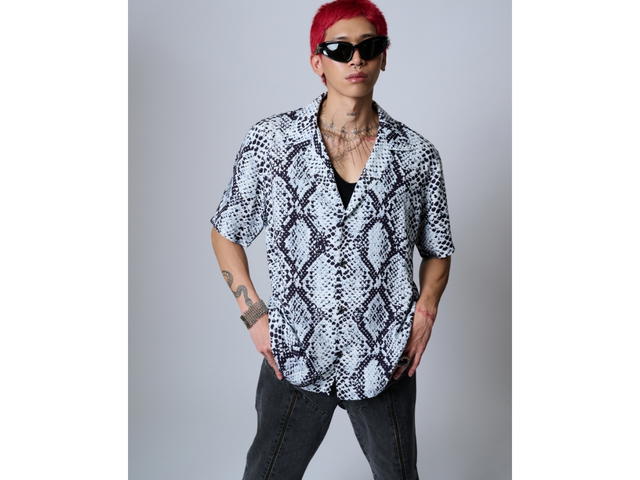 MAKAI MAKAI MONACO Rayon Hawaiian Shirt - view 3