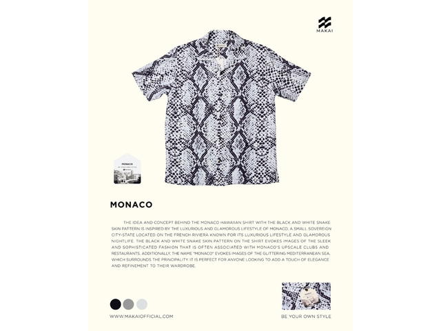 MAKAI MAKAI MONACO Rayon Hawaiian Shirt - view 6