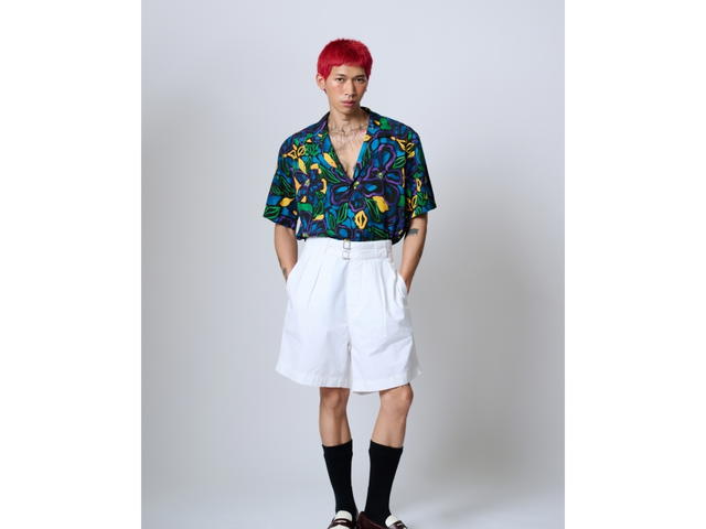 MAKAI MAKAI SANTORINI Rayon Hawaiian Shirt - view 2