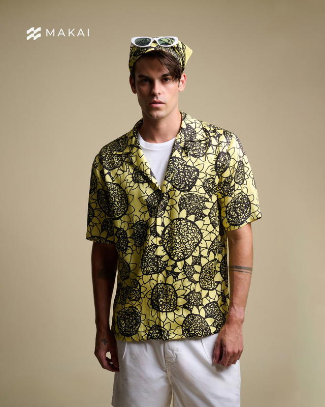 MAKAI MAKAI SOL Lyocell Hawaiian Shirt - view 2