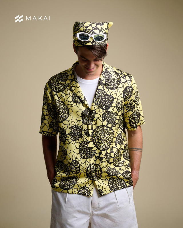 MAKAI MAKAI SOL Lyocell Hawaiian Shirt - view 3