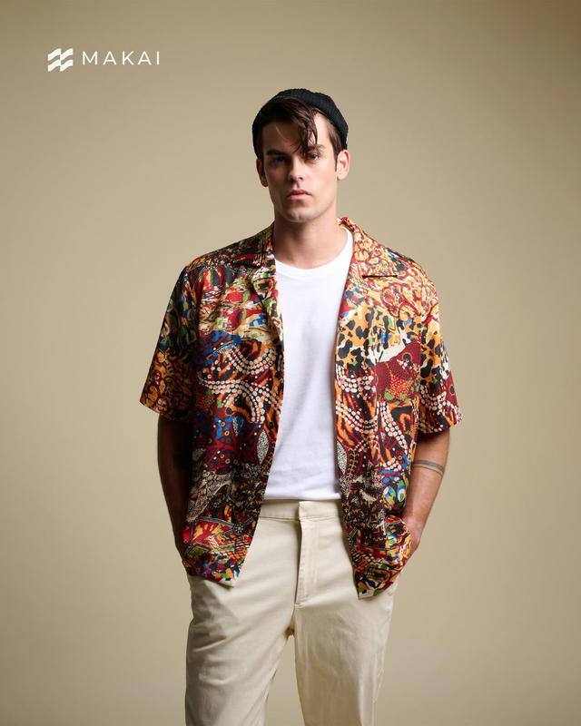 MAKAI MAKAI ZULU Lyocell Hawaiian Shirt - view 2