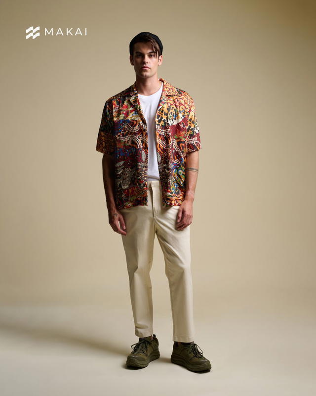 MAKAI MAKAI ZULU Lyocell Hawaiian Shirt - view 4