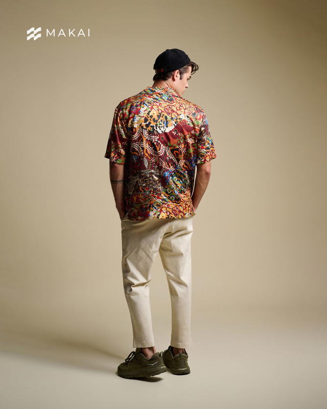 MAKAI MAKAI ZULU Lyocell Hawaiian Shirt - view 5