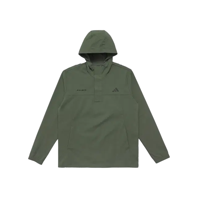 Malbon Golf Malbon Golf x Adidas Ripstop Hoodie Olive Strata - view 2