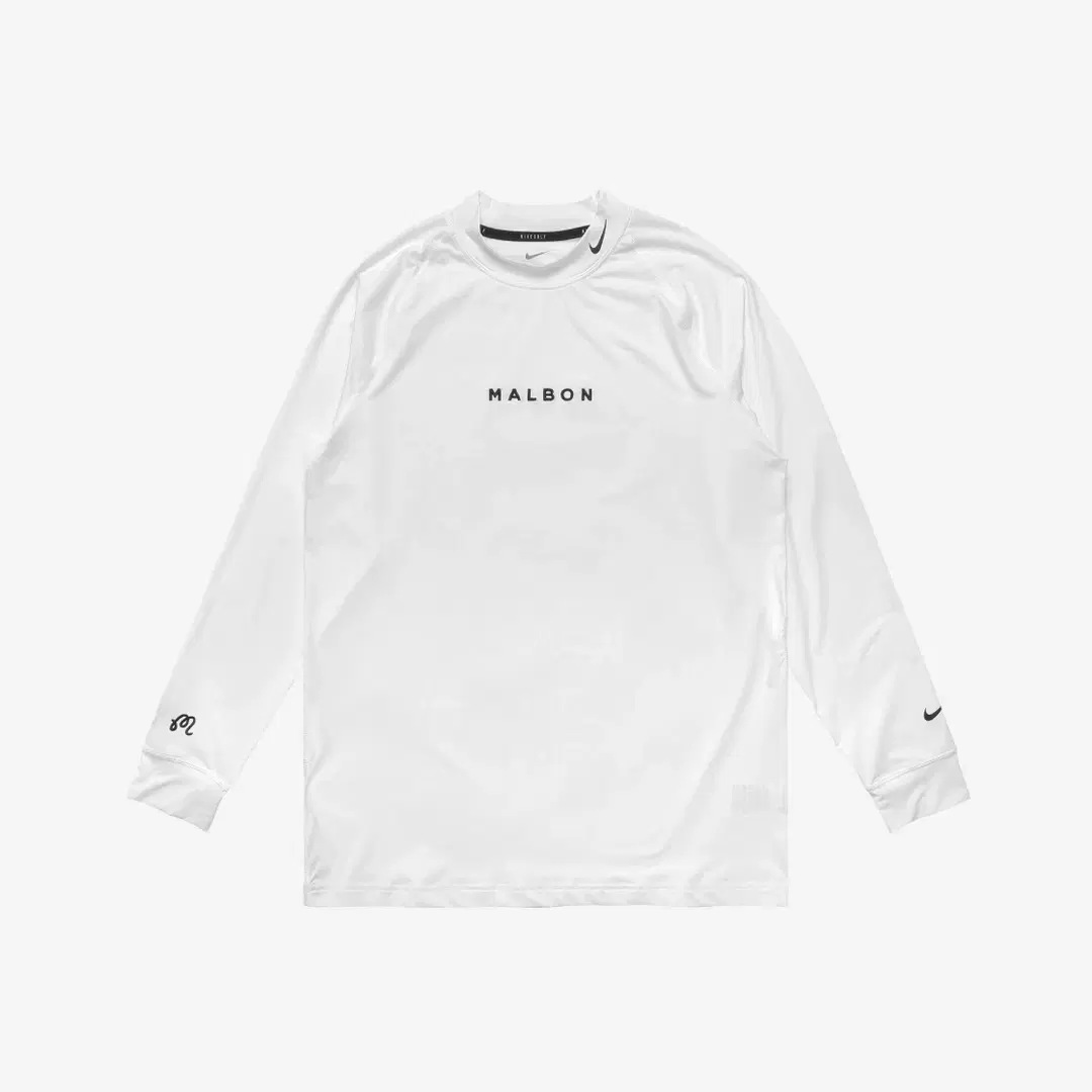 Malbon Golf Malbon Golf x Nike Dri-Fit ADV Vapor Long Sleeve OLC White