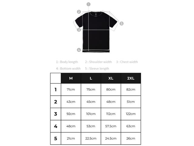 MANA MANA Black T-Shirt #2 Premium Cotton 100% (Regular Fit) - view 6