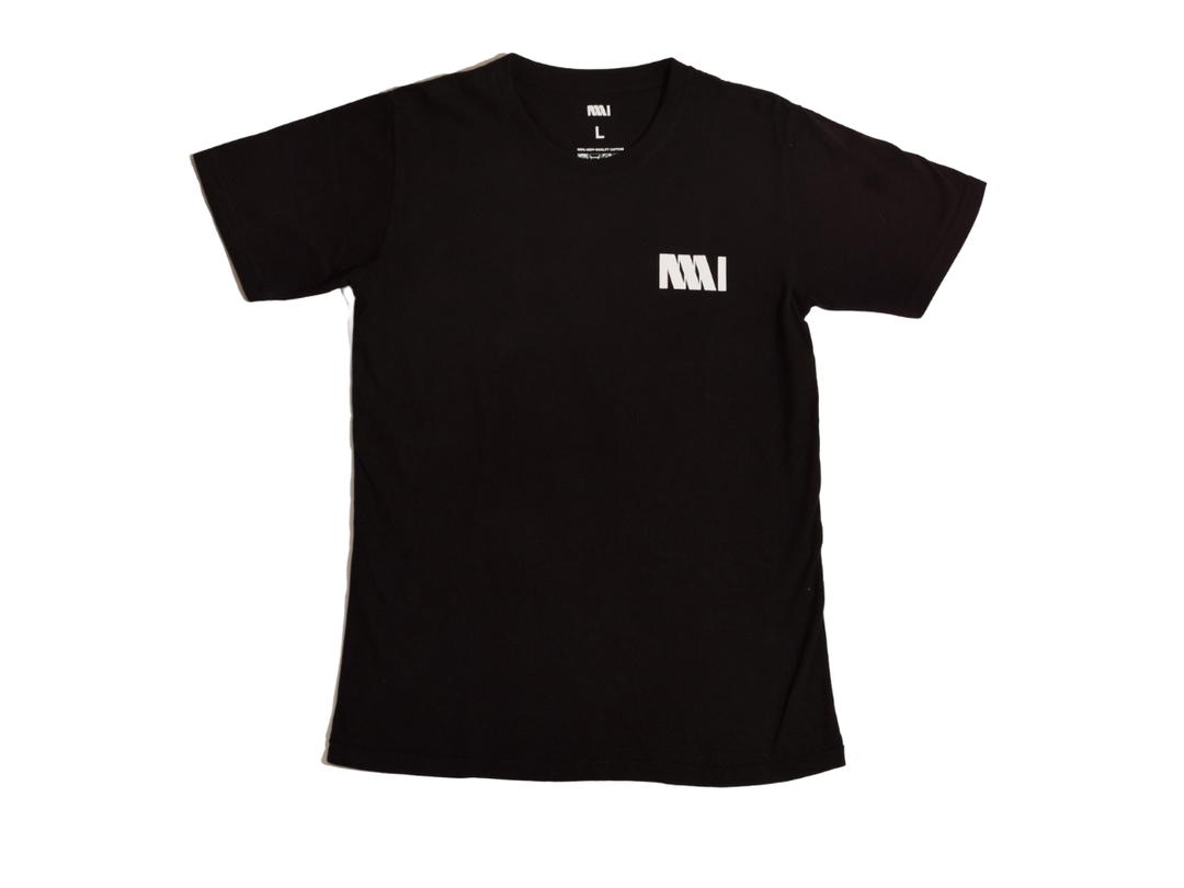 MANA MANA Black T-Shirt Premium Cotton 100% (Regular Fit)