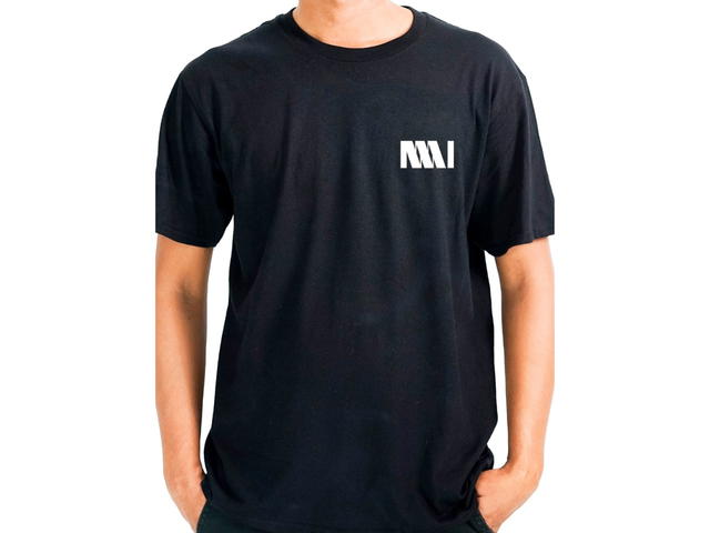 MANA MANA Black T-Shirt Premium Cotton 100% (Regular Fit) - view 3