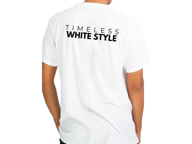 MANA MANA White T-Shirt Premium Cotton 100% (Regular Fit) - view 4