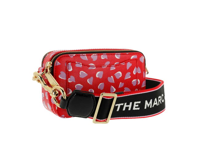 Marc Jacobs Marc Jacobs Snapshot Crossbody Heart Print Red - view 2